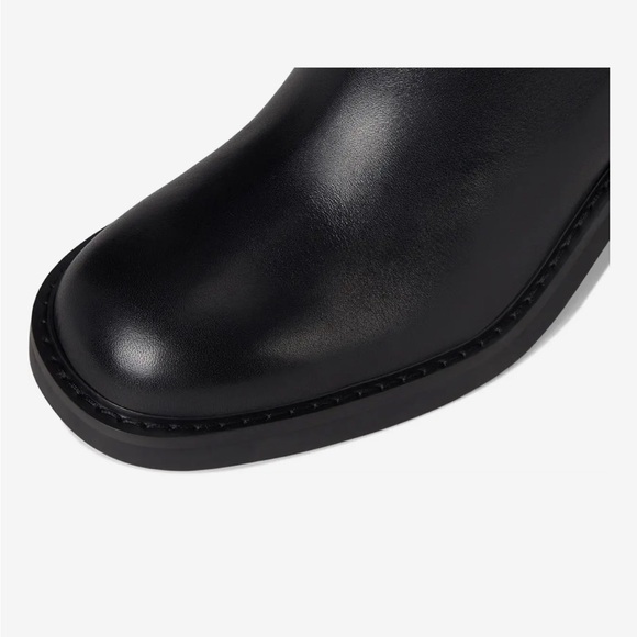 Michael Kors Leather Knee-High Carlisle Boots Wide Shaft Calf vhtf wide calf - Picture 6 of 14